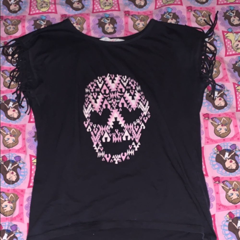 Y2K skull top